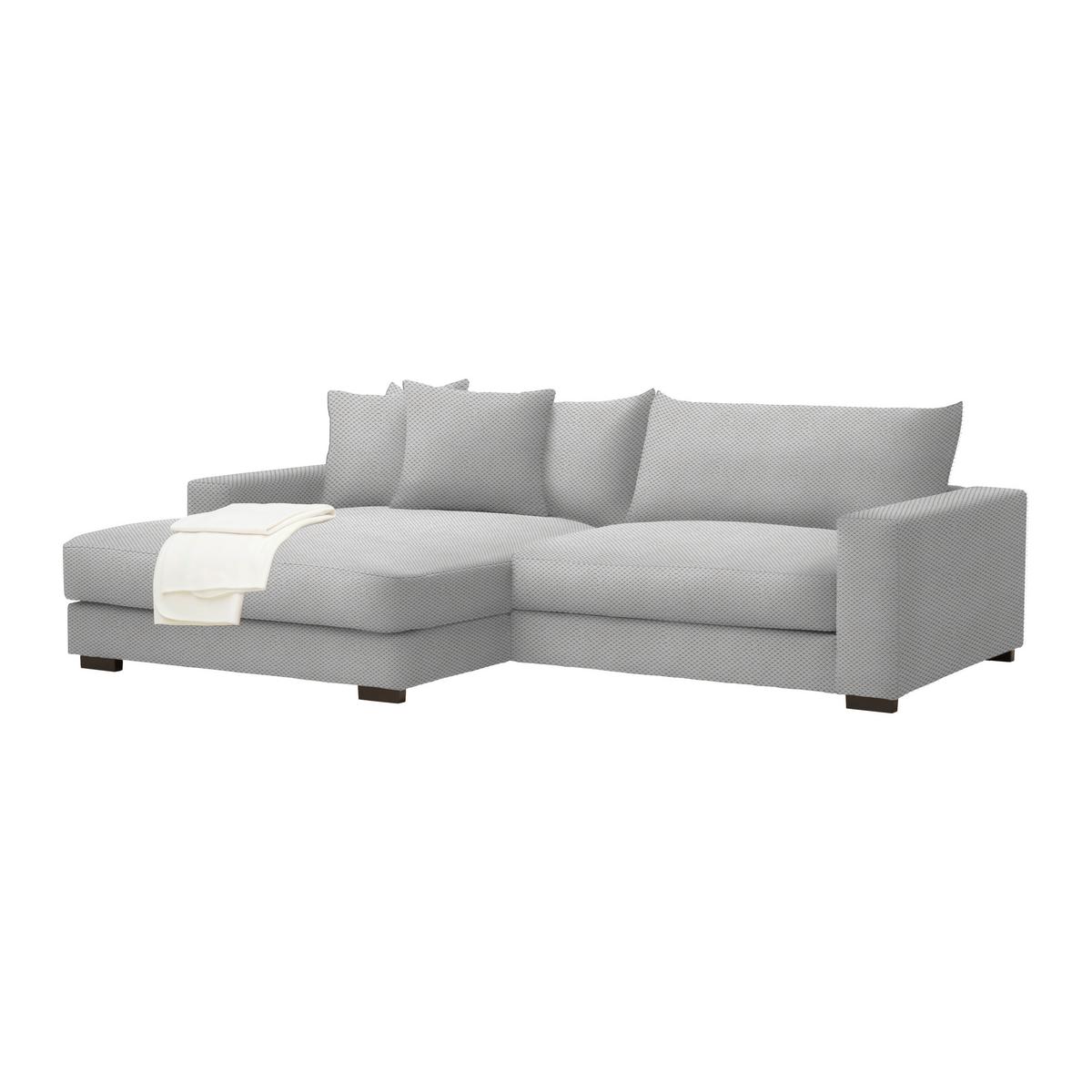 Ecksofa Pedro Hellgrau - Hellgrau, MODERN, Textil (180/83/265cm) - Mömax