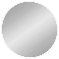 LUSTRO ŁAZIENKOWE SP-ABRIL - kolor srebrny, Modern, tworzywo sztuczne/szkło (60/60/4,2cm) - Celina Home