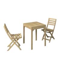 Set Za Balkon Sana - barve akacije, Natur, les - Mömax