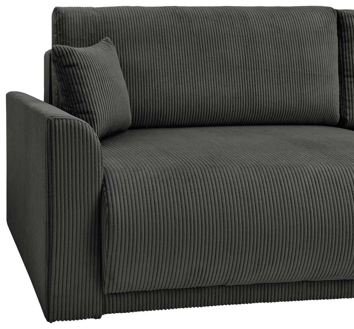 CANAPEA EXTENSIBILA KIM - negru, Modern, lemn (234/90/103cm) - Modern Living