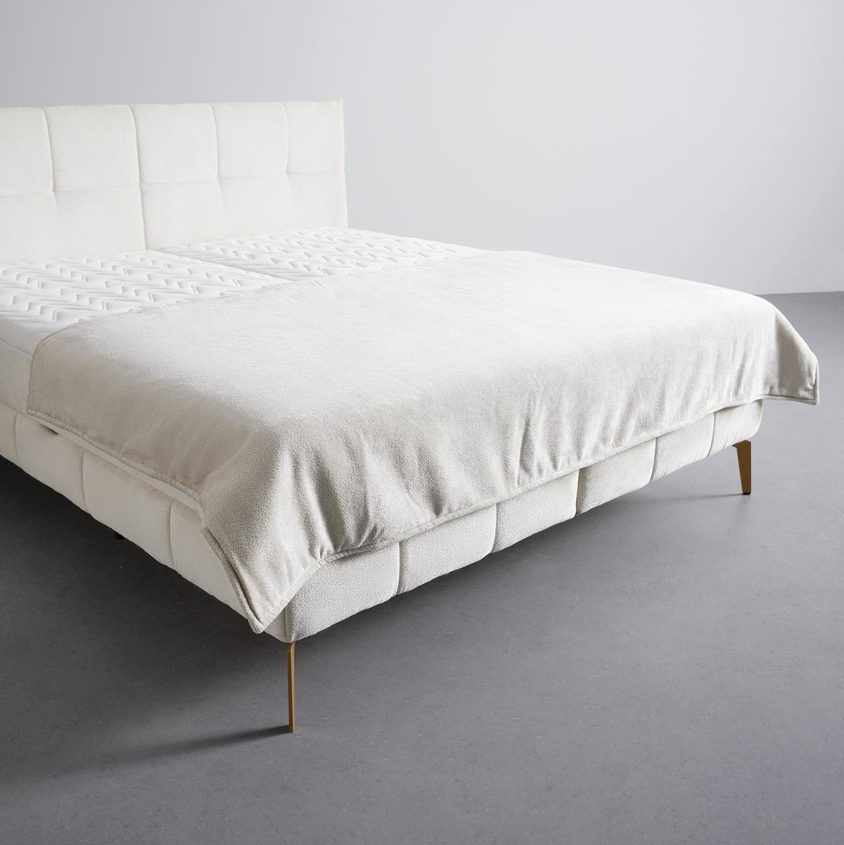 Odeja Lea, Krem - krem barve, tekstil (180/200cm) - Premium Living