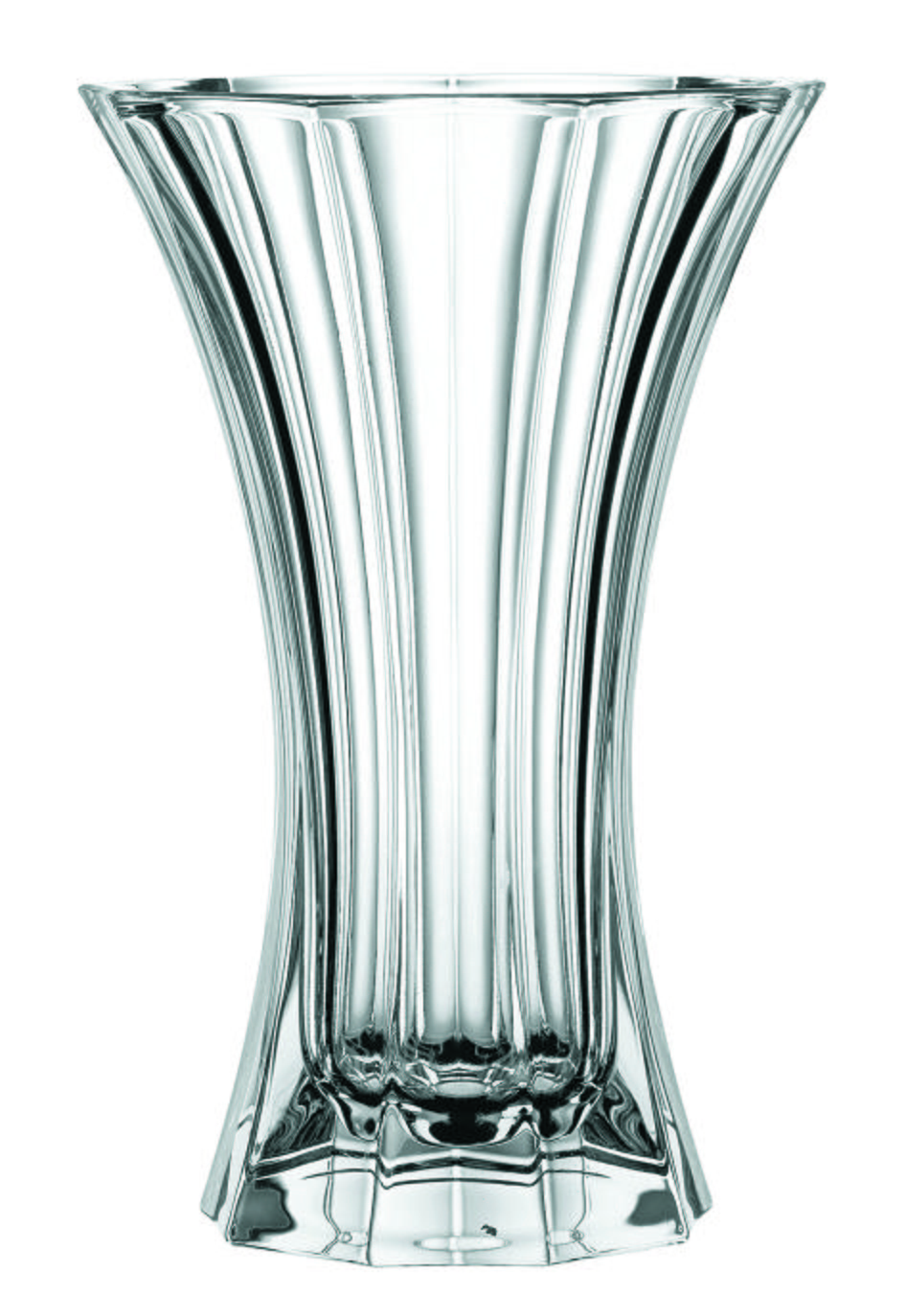 Vase Saphir aus Glas - Klar, MODERN, Glas (16,6/24,0/16,6cm) - Nachtmann