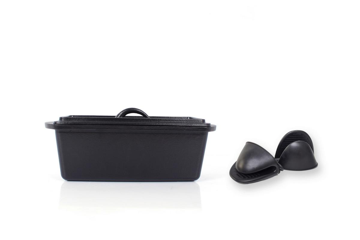 Lonec Za Kruh Outdoor - črna, Basics, kovina (36,5cm) - Echtwerk