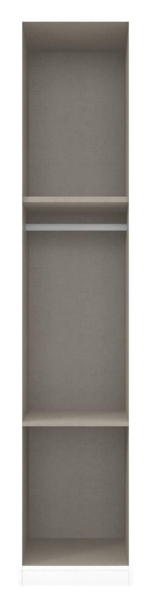 DULAP USI ROTATIVE ALABAMA - alb, Modern, material pe bază de lemn (47/229/54cm) - Modern Living