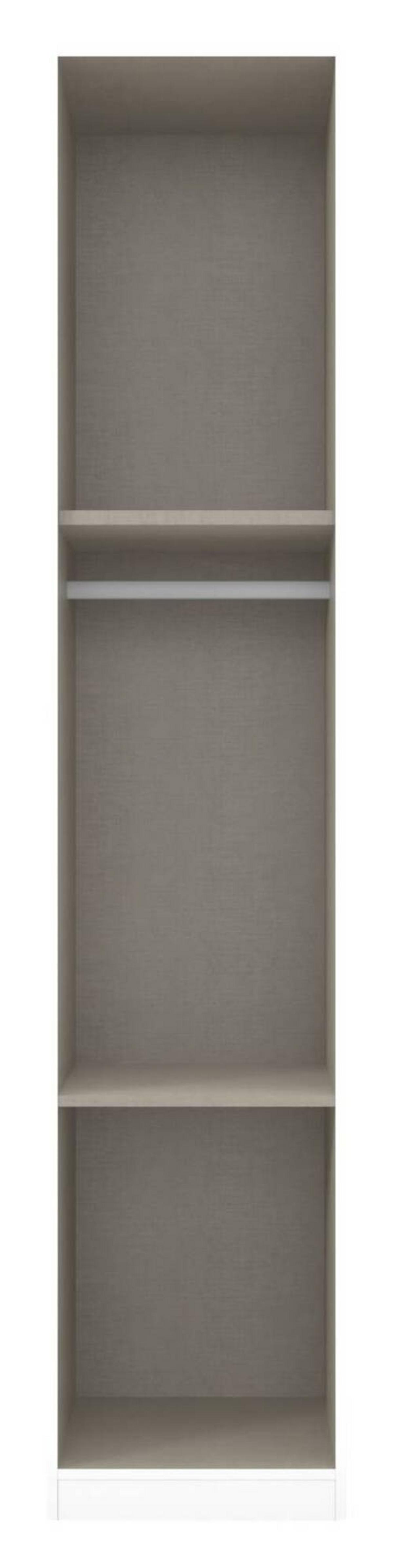 DULAP USI ROTATIVE ALABAMA - alb, Modern, material pe bază de lemn (47/229/54cm) - Modern Living