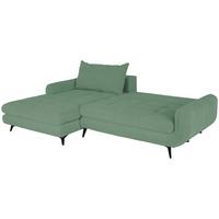 KUTNA GARNITURA WAVE - verde mentă, Modern, lemn/metal (189/266cm) - Modern Living