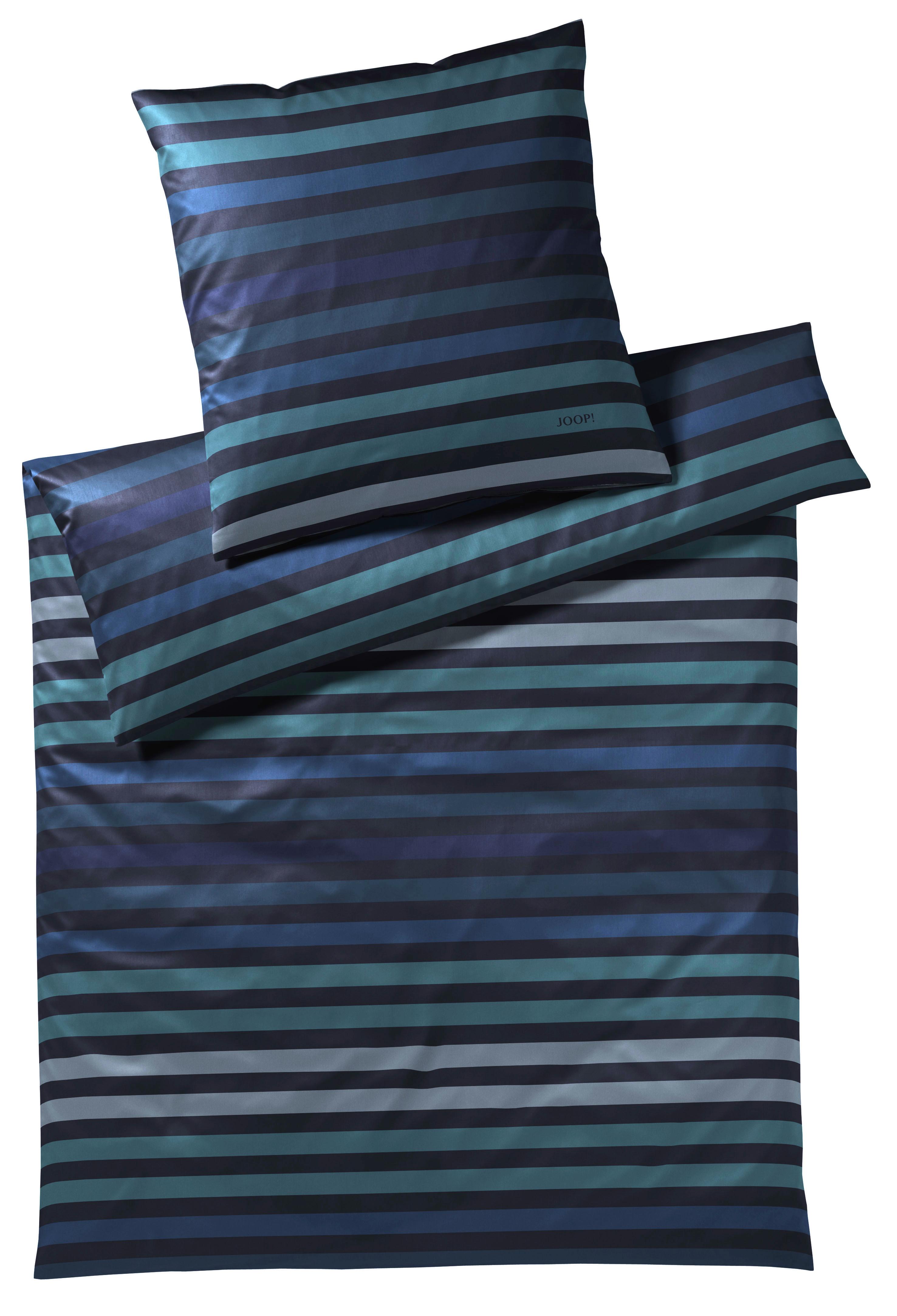 POŚCIEL JOOP! TONE - ciemnoniebieski/petrol, Design, materiały naturalne/tkanina (155/220cm) - Joop!