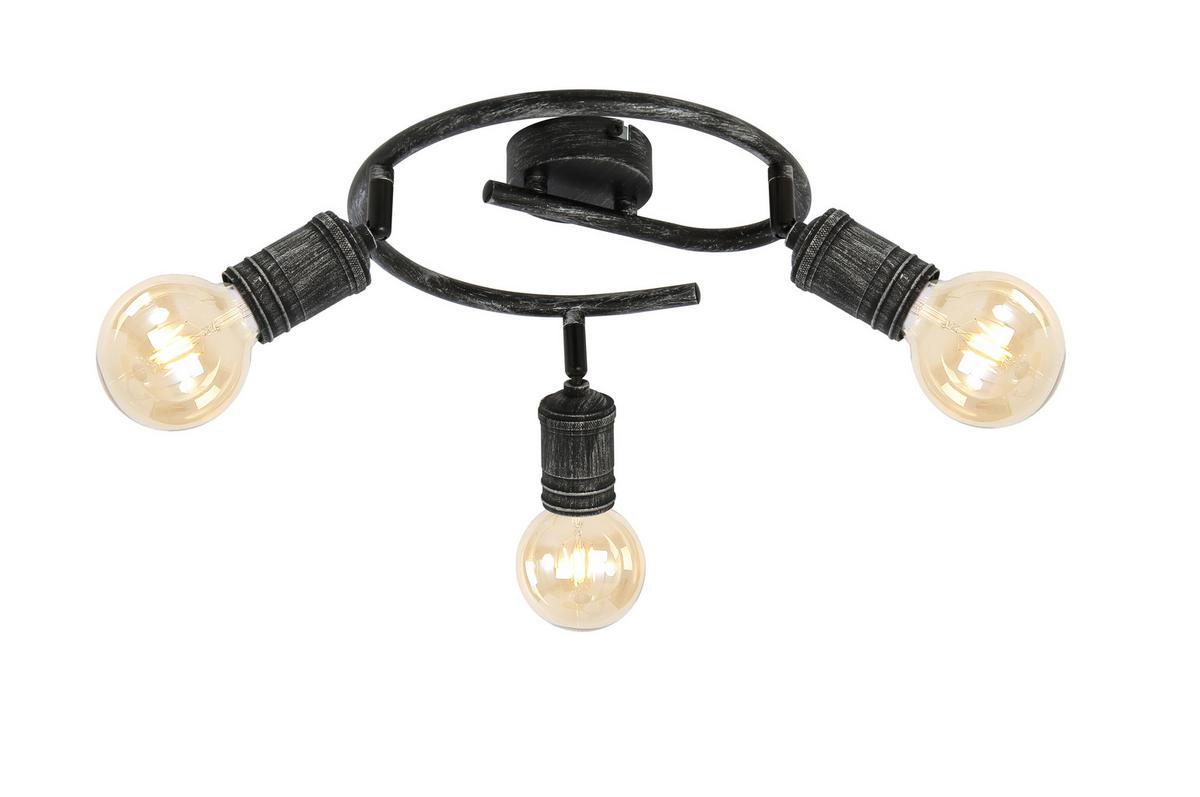Strahler Ottilie in Nickelfarben max. 40 Watt - Nickelfarben, Basics, Metall (25/11cm) - Globo