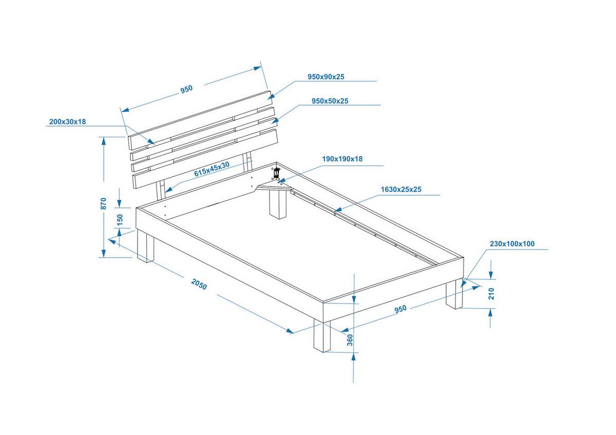 Futon Krevet Elisabeth - jezgra bukve, Konvencionalno, drvo (90/200cm)