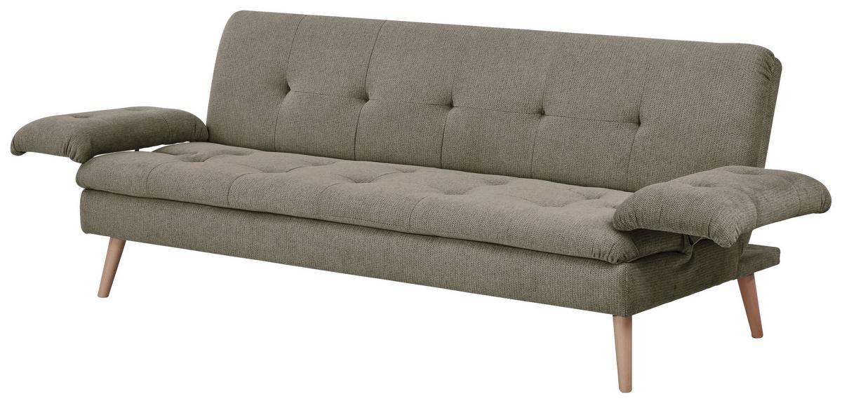 Zofa Armano, Posteljna Funkcija, Rjava - naravne barve/rjava, Basics, tekstil/les (190/83/87cm) - P & B