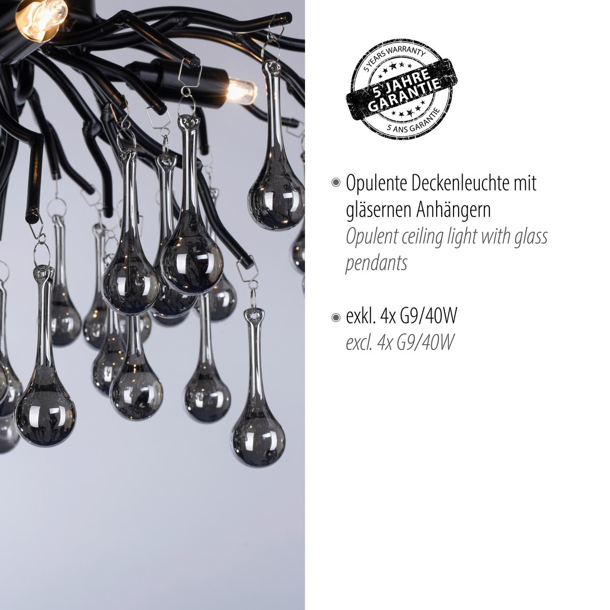 LAMPA SUFITOWA 8090-18 ICICLE - Design (60/30/35cm) - Paul Neuhaus