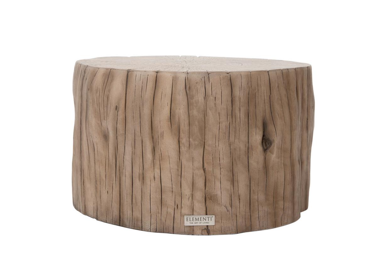 Loungetisch Daintree Rotbraun - Rotbraun, KONVENTIONELL, Stein (70/67/41cm) - Gardenson