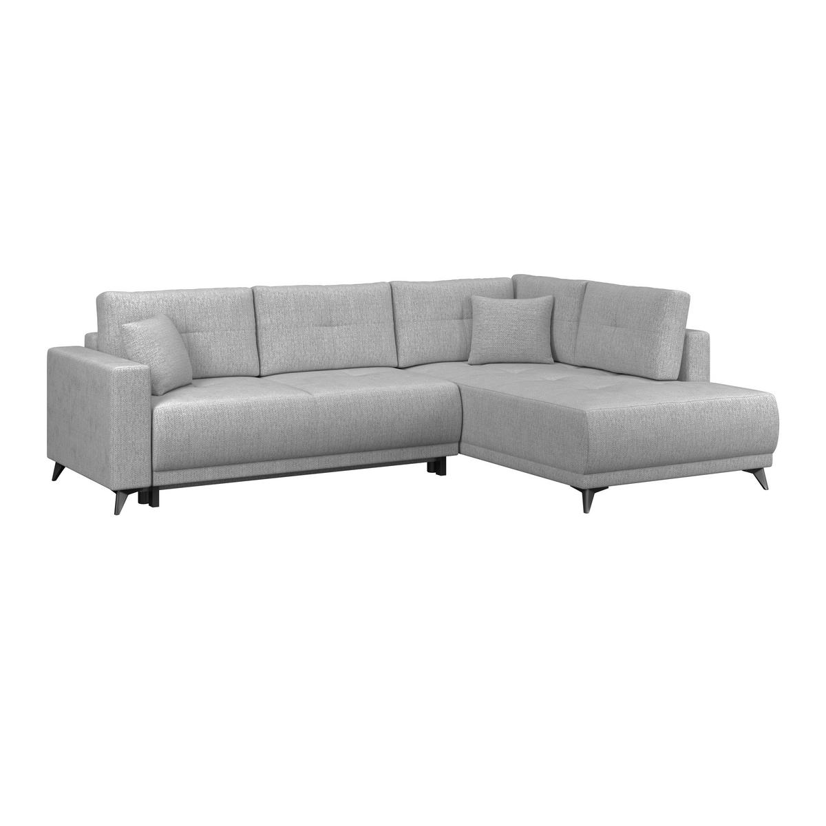 Kutna Garnitura Texas - tamno siva/crna, Konvencionalno, drvo (259/203cm)