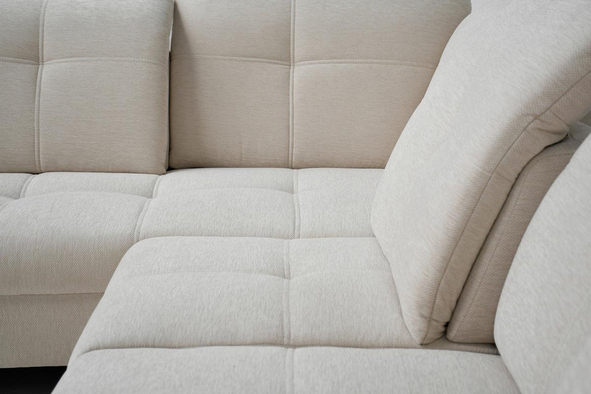Sarokkanapé Sierra - bézs, Modern, textil (230/364cm) - Mömax