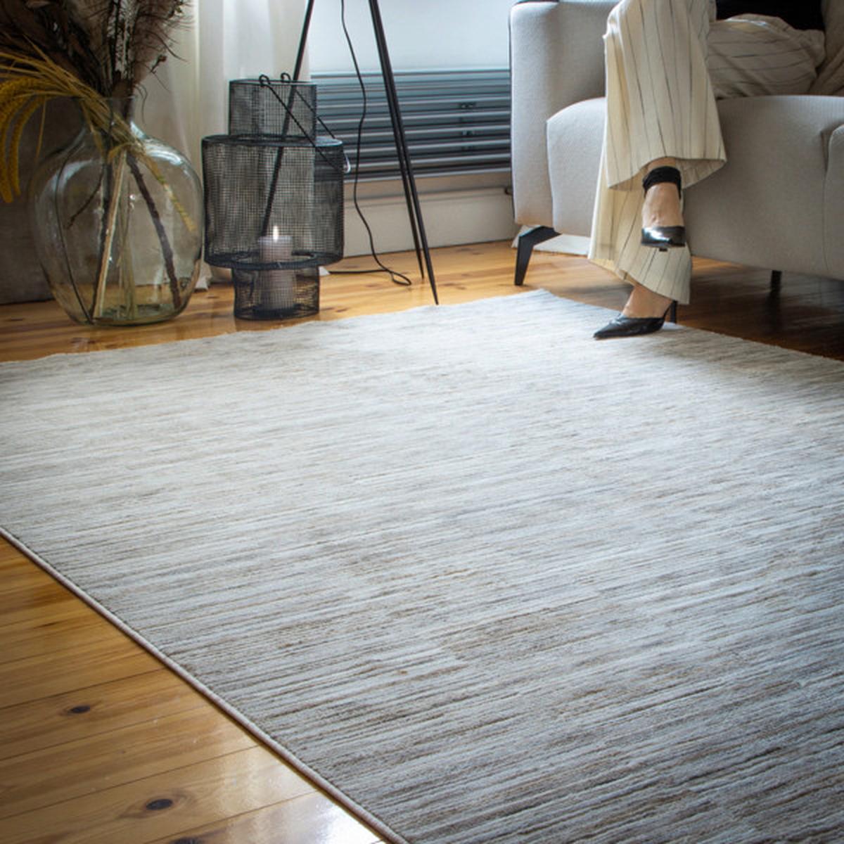 FLACHWEBETEPPICH MY EVEREST 425 - Creme, Basics, Textil (80/150cm)