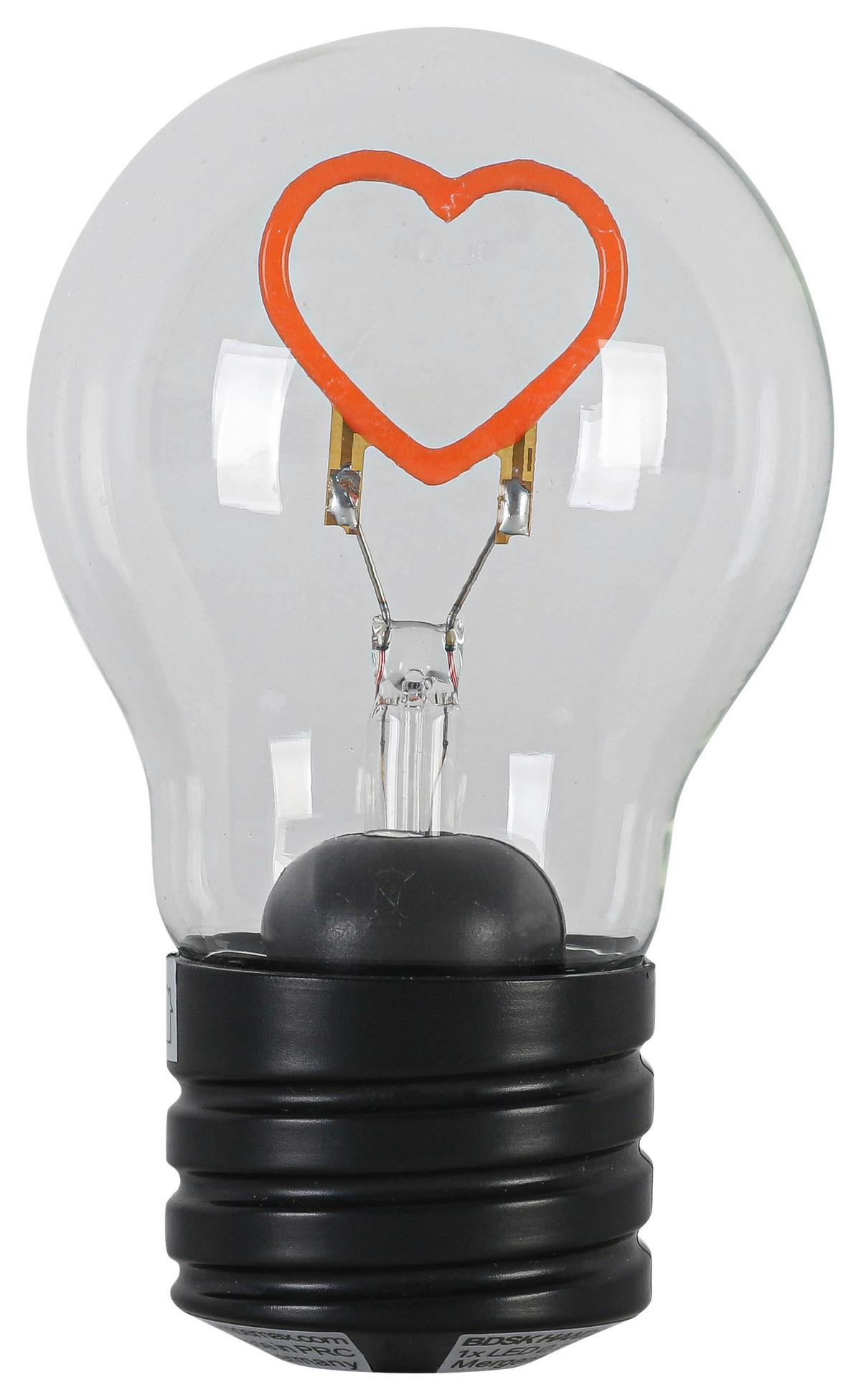 Led Dekorativna Svjetiljka Birni - prozirno/crna, Moderno, staklo/metal (7/12cm) - Mömax