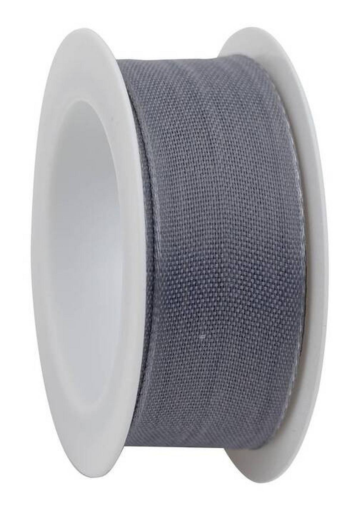 Geschenkband Sophie in Grau ca. 2m - Grau, Basics, Textil (2,5/200cm) - Modern Living