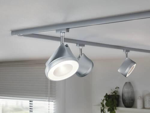Schienensystem-Strahler Spot Arena in Chromfarben max. 9,9W - Chromfarben, Design, Metall (12,3/19,1cm) - Paulmann