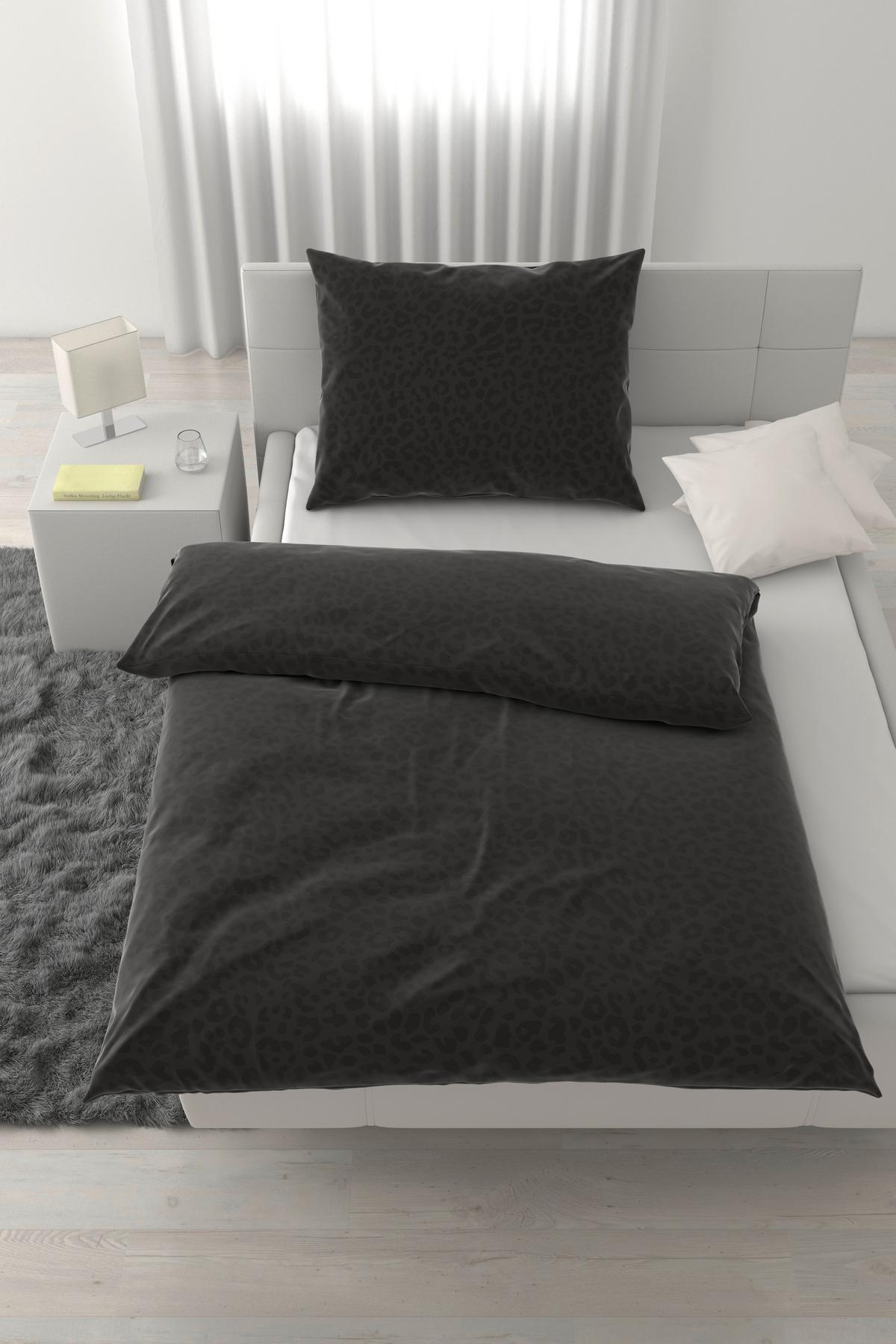 Ágyneműhuzat-garnitúra Animal - fekete, Konventionell, textil (140/200cm) - Mömax