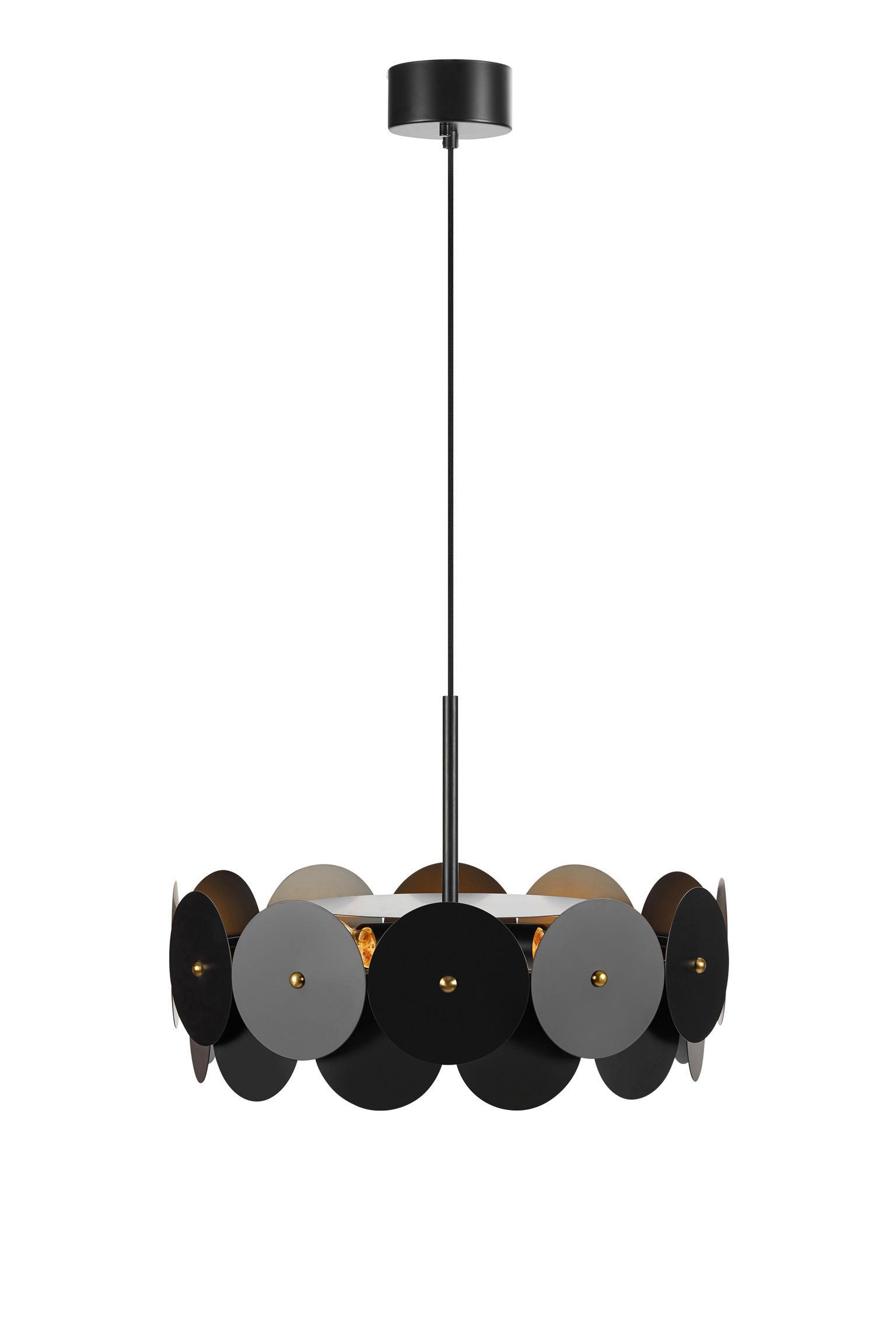 Hängeleuchte Vegas max. 40 Watt - Schwarz, Basics, Metall (53/53/35cm) - Markslöjd