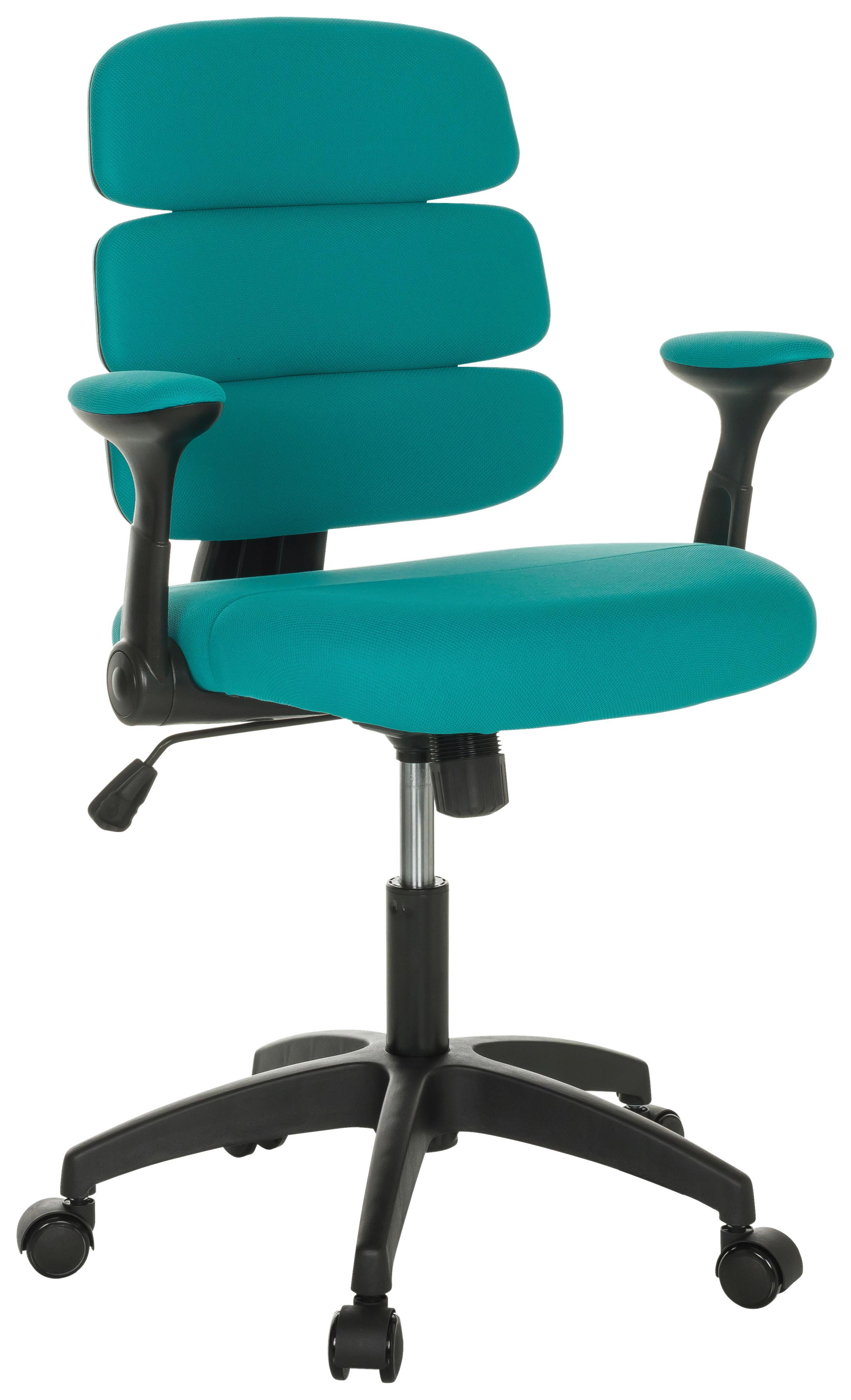 Mladinski Vrtljivi Stol Kid Ergolino B, Modra - modra/črna, Basics, umetna masa/tekstil (62/86-97/62cm) - MID.YOU