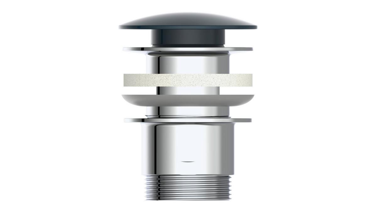 Sanitärzubehör in Schwarz - MODERN, Metall (6,8/8,8cm) - Mömax