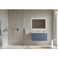 MASCĂ PENTRU LAVOAR IRIS - albastru/antracit, Modern, material pe bază de lemn (100/51/46cm)