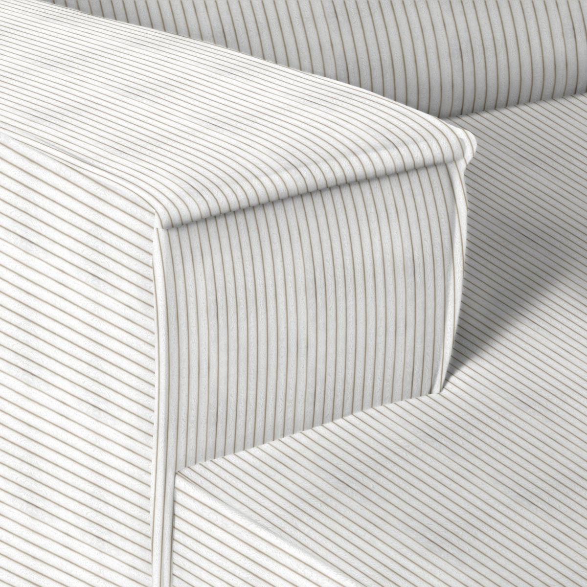 Wohnlandschaft Loft Beige - Beige/Schwarz, Modern, Kunststoff/Textil (172/75/265cm) - Mömax