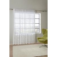 Končana Zavesa Wave - bela, tekstil (300/245cm) - Modern Living