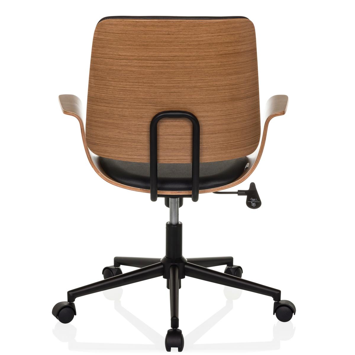 Pisarniški Stol Cenca I, Črna - črna, Moderno, kovina/umetna masa (68/92/63,5cm) - MID.YOU