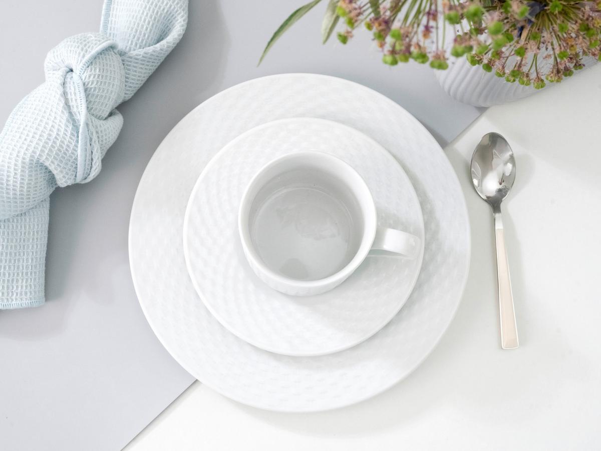 Kavni Servis Polo, 18-Delni - bela, Basics, keramika - Creatable