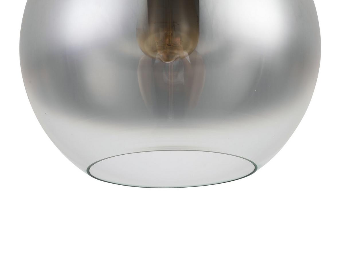 LAMPA WISZĄCA SMOKEY *DK* - antracytowy/kolor chromowy, Lifestyle, metal/szkło (30/120cm) - Dieter Knoll