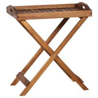 GARTENBEISTELLTISCH 358329 - Akaziefarben, MODERN, Holz (60/40,5/66,5cm) - Siena Garden