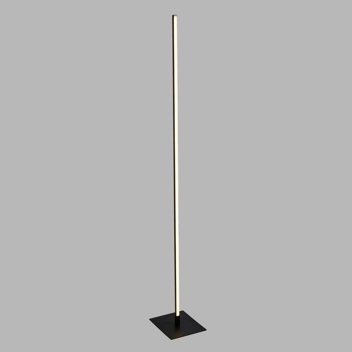 LED Állólámpa Eu96383-1bk - fekete/fehér, Basics, műanyag/fém (20/150/24cm)