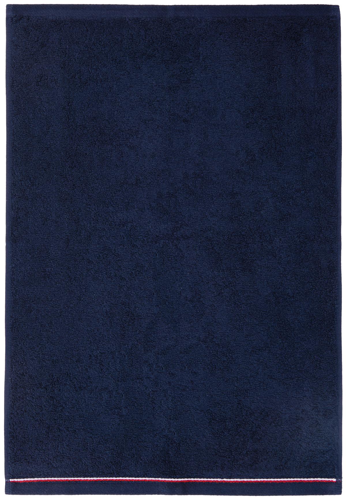 ZESTAW RĘCZNIKÓW FROTTE DEGREE NAVY - niebieski, Basics, tkanina - Tommy Hilfiger