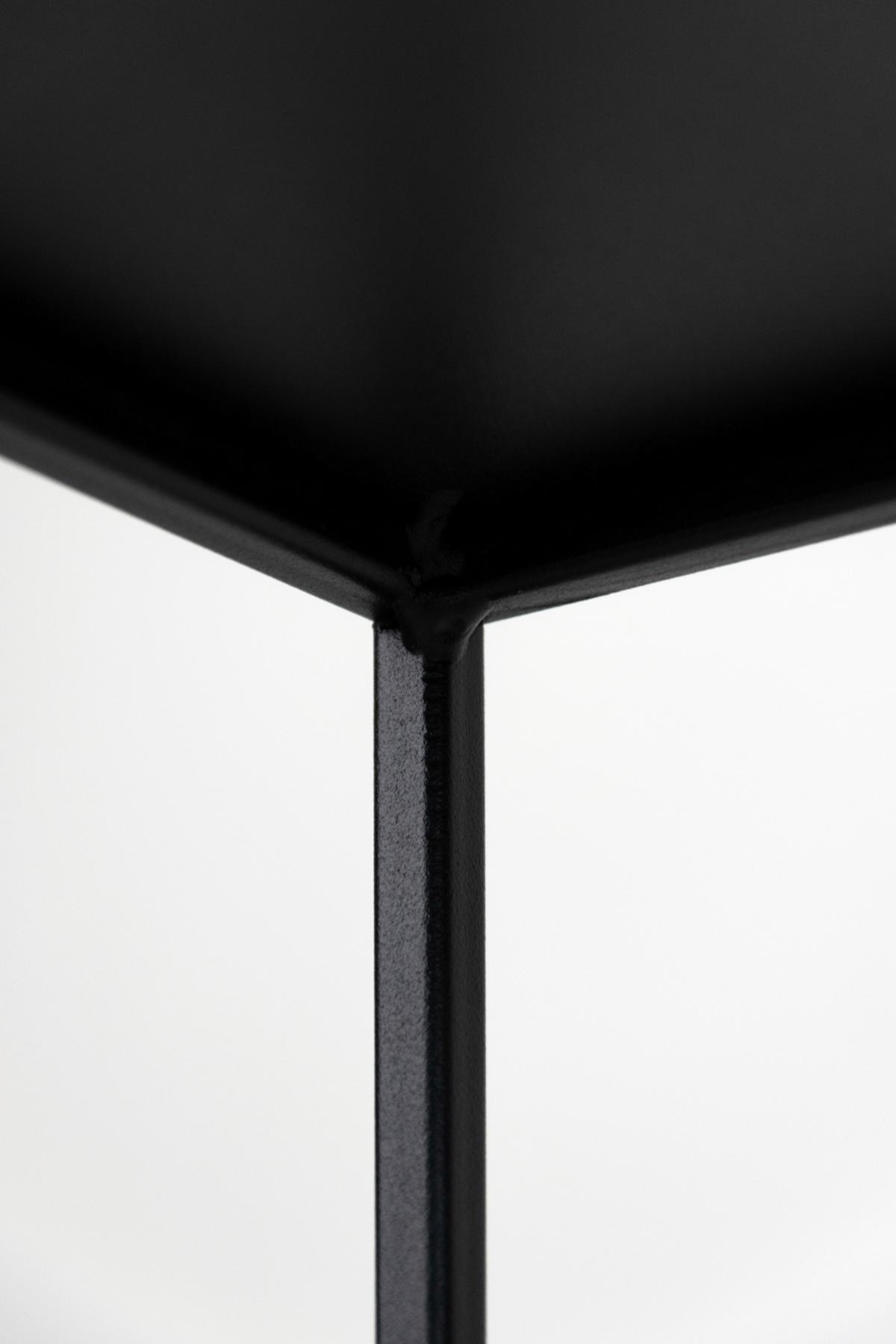 Blumenständer Schwarz - Schwarz, Basics, Metall (19/77/19cm)