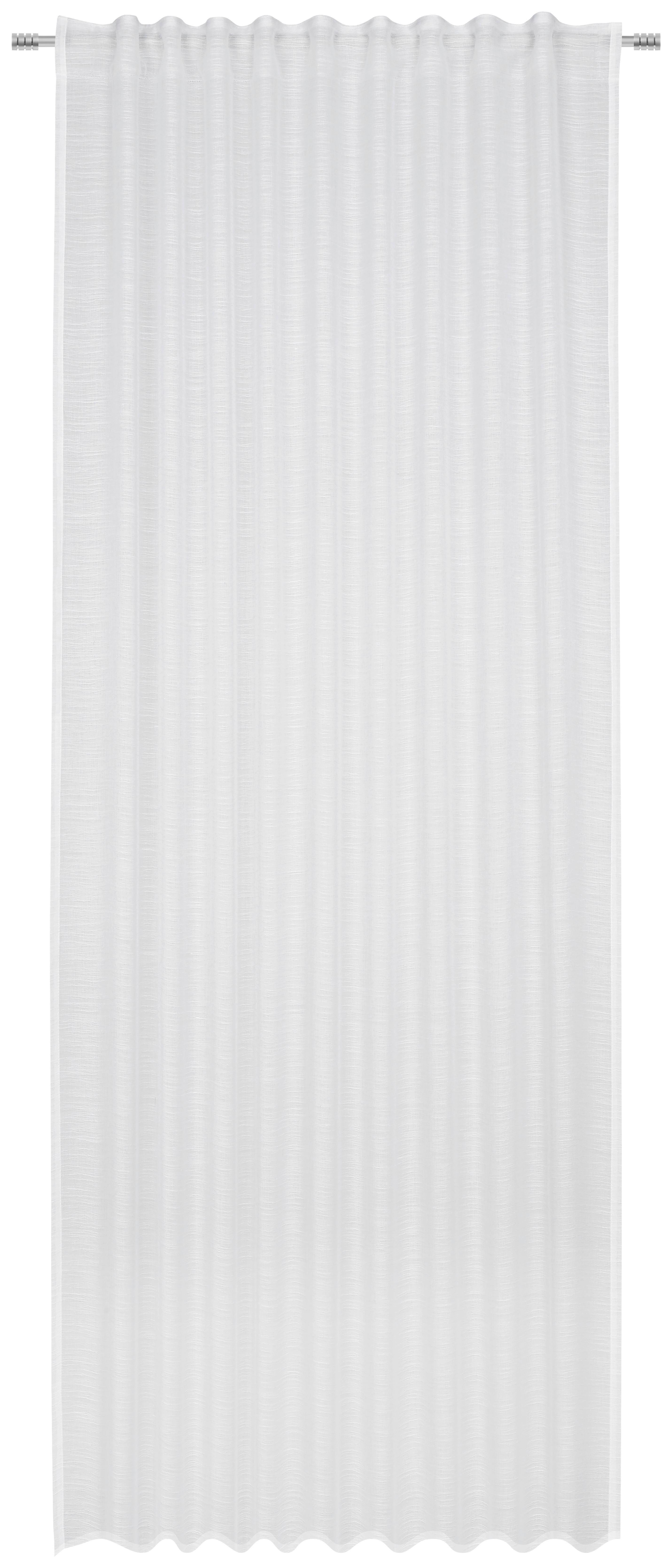 ZASŁONA GOTOWA OSKAR - biały, Basics, tkanina (140/245cm) - Esposa