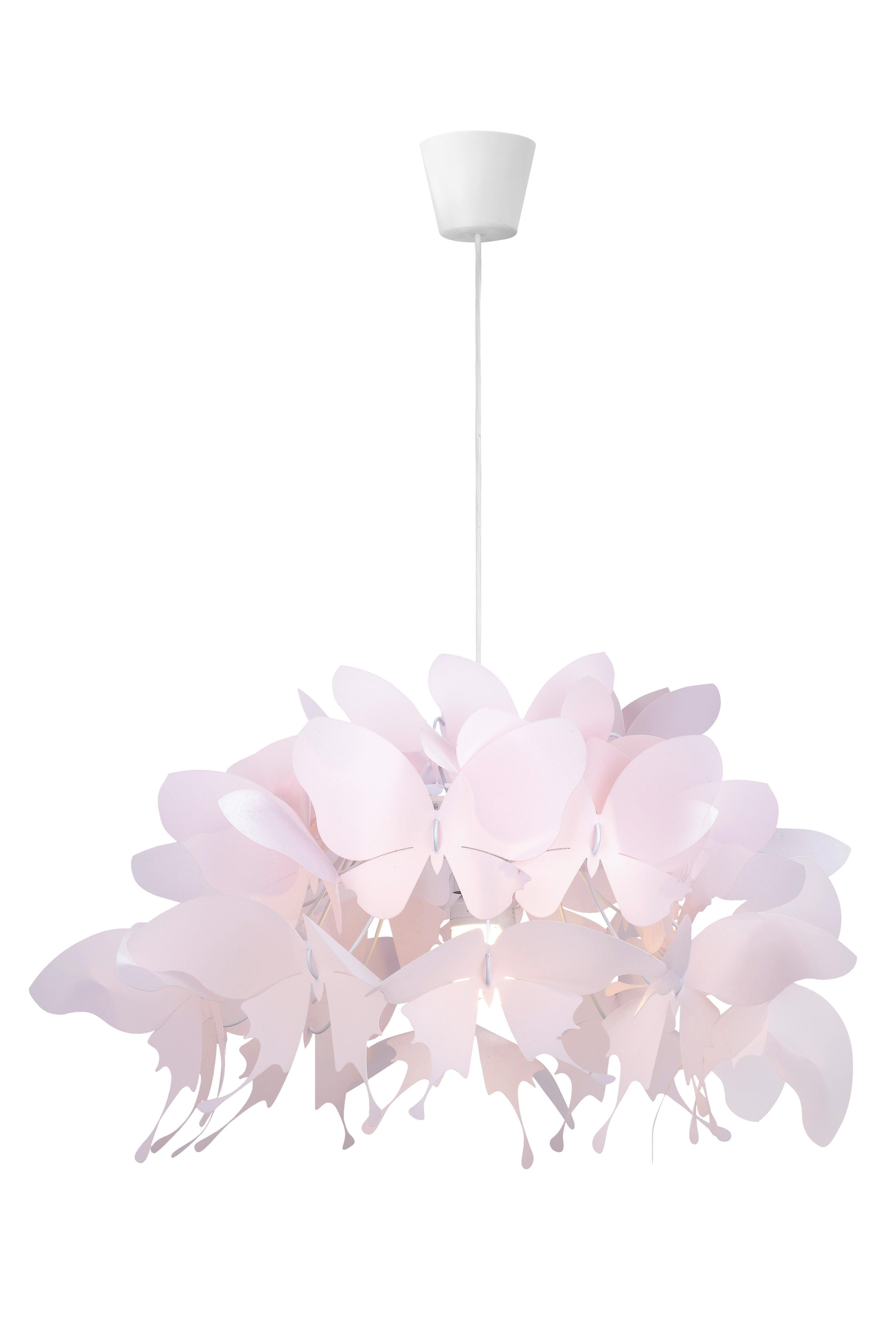 Kinderhängeleuchte Lp-Md088-3439a/1p_farfalla - Pink, Trend, Kunststoff (50/50/115cm)