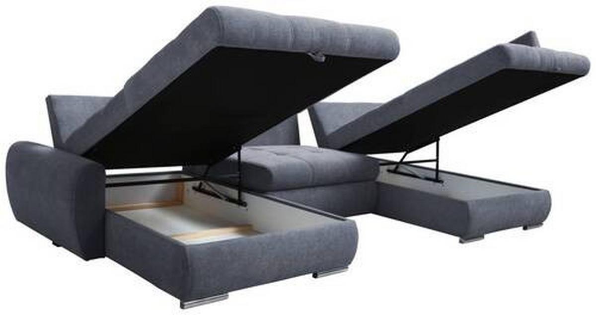 Coltar CANION - gri, Design, textil (174/322/173cm) - Modern Living