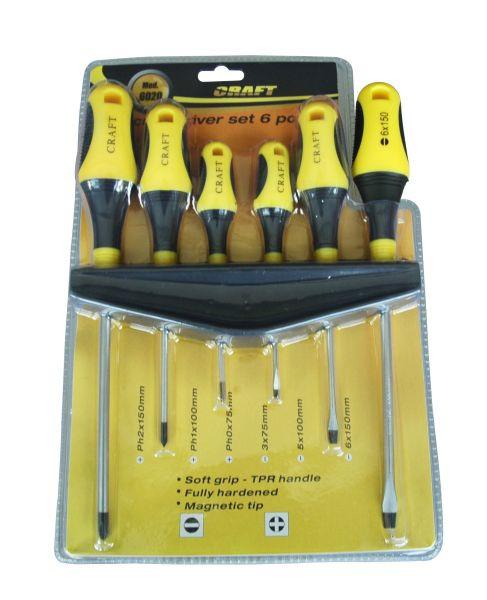 Csavarhúzó Szett 6 Db - Konventionell (30/35/5cm)