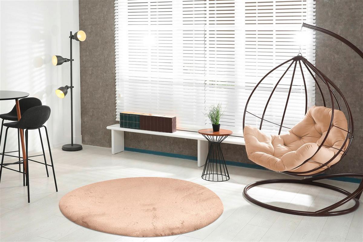 HOCHFLORTEPPICH RABBIT LIGHT 525 ELFENBEIN - Creme, Konventionell, Textil (160cm) - Kayoom