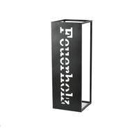 REGAŁ NA DREWNO KOMINKOWE US240696+US240695 - czarny, Lifestyle, metal (24/70/24cm)