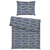 Posteljina Adam 140x200/60x80cm - bež/plava, Moderno, tekstil (140/200cm) - Mömax