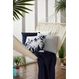 Zierkissen Palm Tree ca. 45x45cm - Blau/Weiß, LIFESTYLE, Textil (45/45cm) - MÖMAX modern living