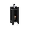 Nachtisch Elos ca. 27x60x25 cm Schwarz - Schwarz, Design, Holzwerkstoff (27/60/25cm) - Livetastic
