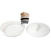 SNACKSSKÅL SET CHIPS - vit/beige, Klassisk, plast (30/8,5cm) - Mömax