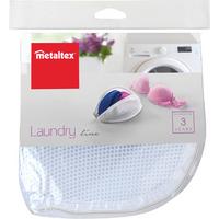 Mosóháló Pretty - fehér, textil (22/15/9cm) - Metaltex