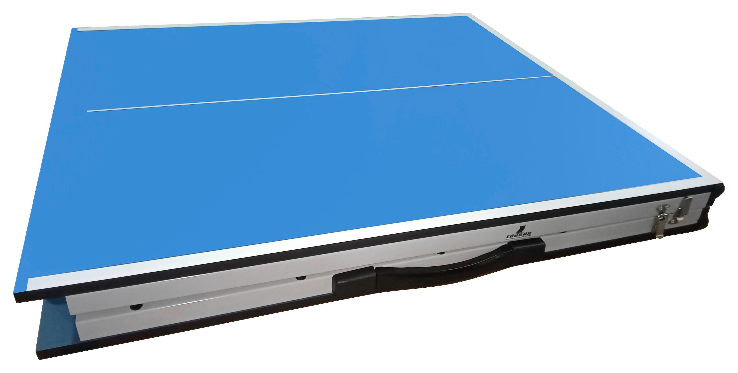 Tischtennistisch Blau - Blau, KONVENTIONELL, Holz/Metall (67/69/150cm) - Ambia Garden