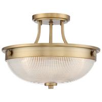 Stropna Svjetiljka Qz-Mantle-Sf-Ws - boje mjeda, Lifestyle, staklo/metal (32.7/24.6cm)