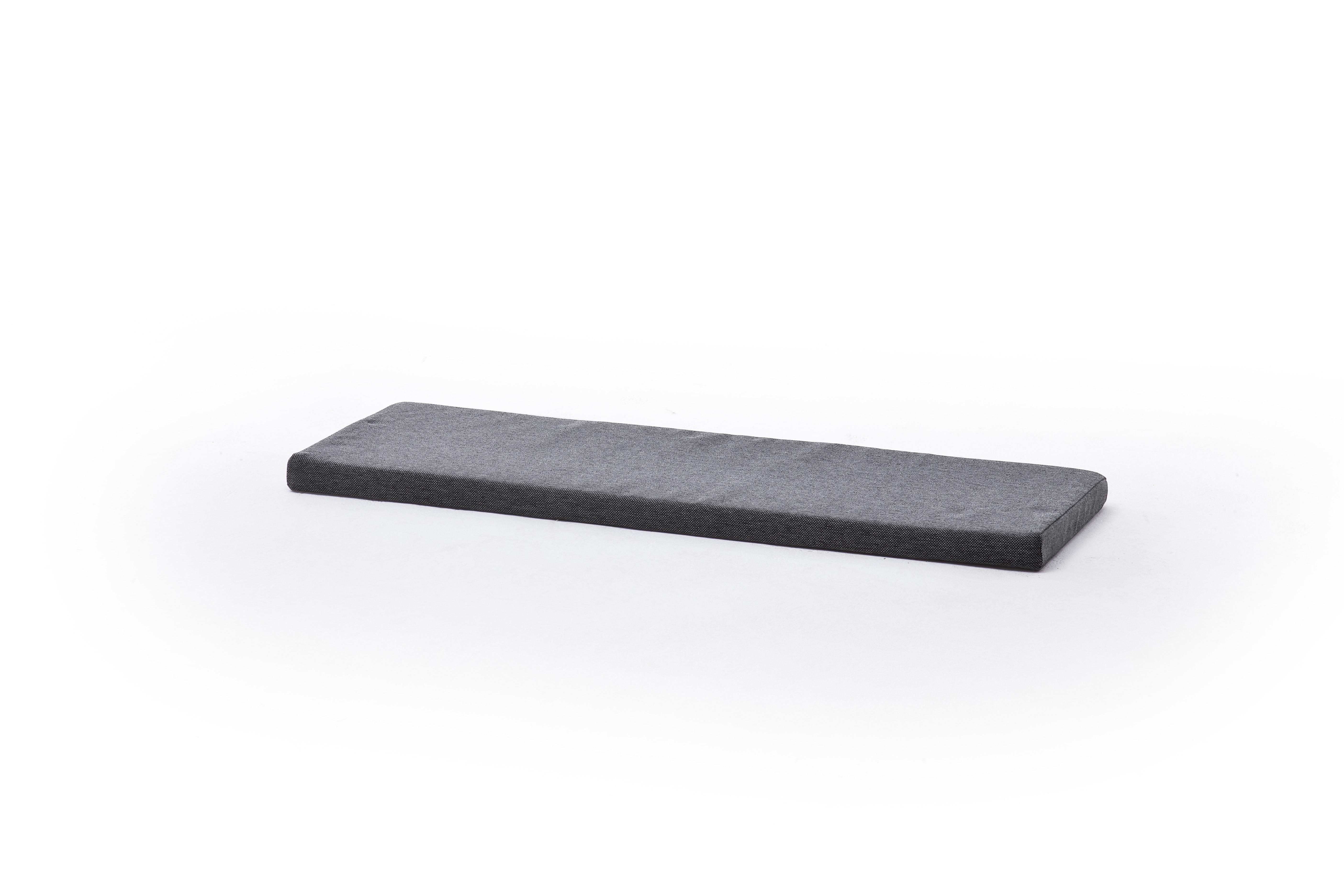 Sitzkissen Cali Anthrazit ca. 85x4x34cm - Anthrazit, Modern (85/4/34cm) - Premium Living